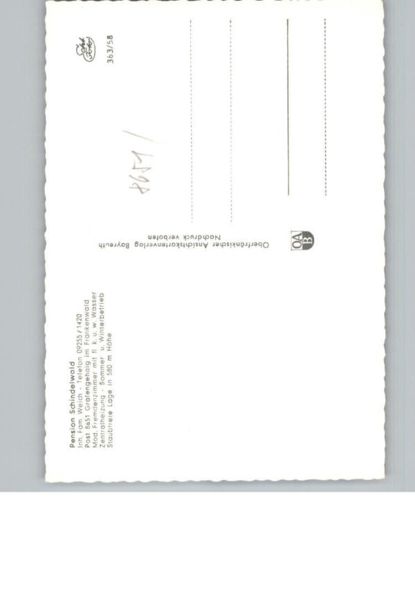 Grafengehaig Pension Schindelwald – Bild 2