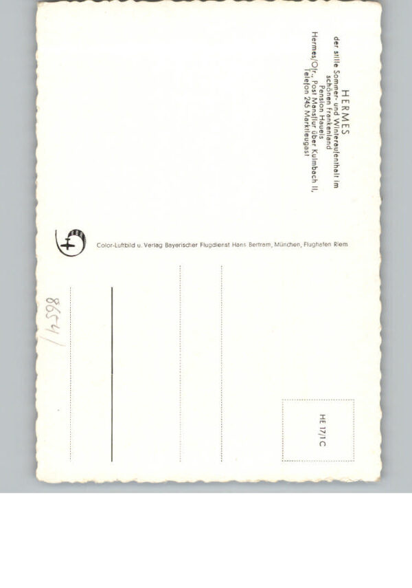 Hermes Fliegeraufnahme – Bild 2