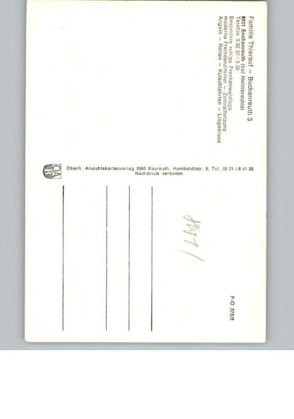 Enchenreuth Pension Familie Thierauf – Bild 2