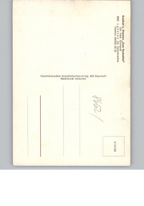 Lehsten Oberfranken Gasthof Zum Rodachtal – Bild 2