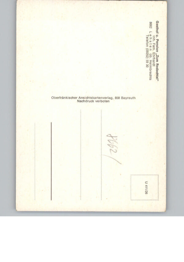 Lehsten Oberfranken Gasthof Zum Rodachtal – Bild 2