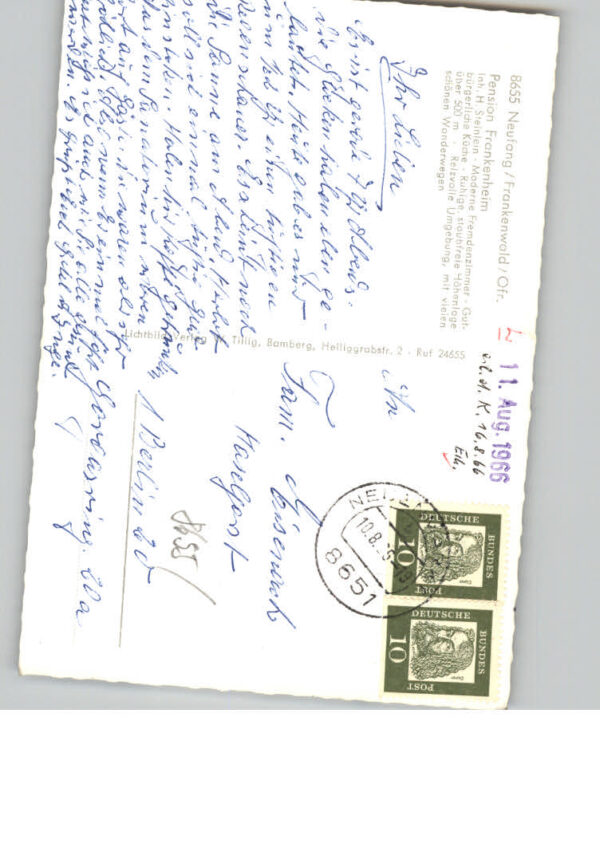 Neufang Oberfranken Pension Frankenheim – Bild 2