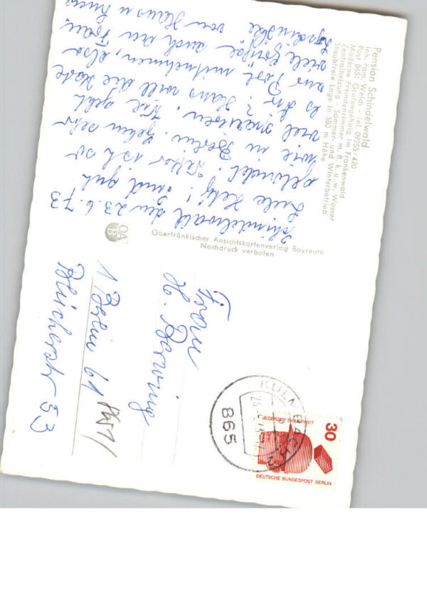 Grafengehaig Pension Schindelwald – Bild 2