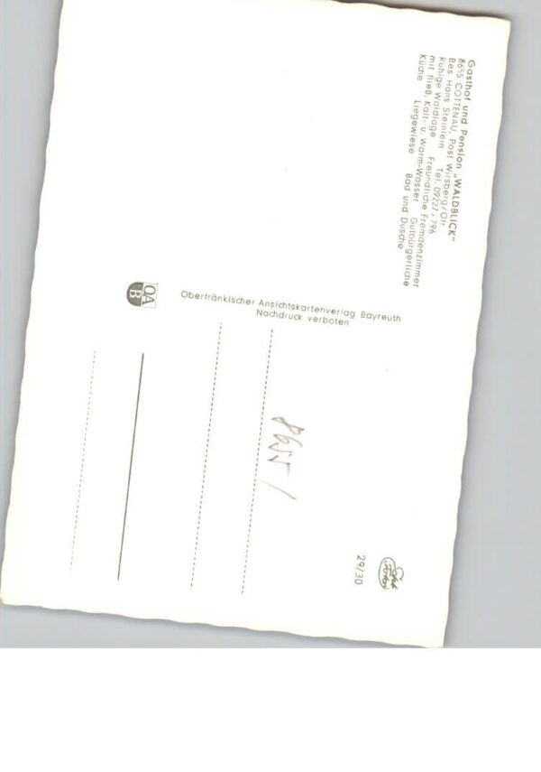 Cottenau Oberfranken Pension Waldblick – Bild 2