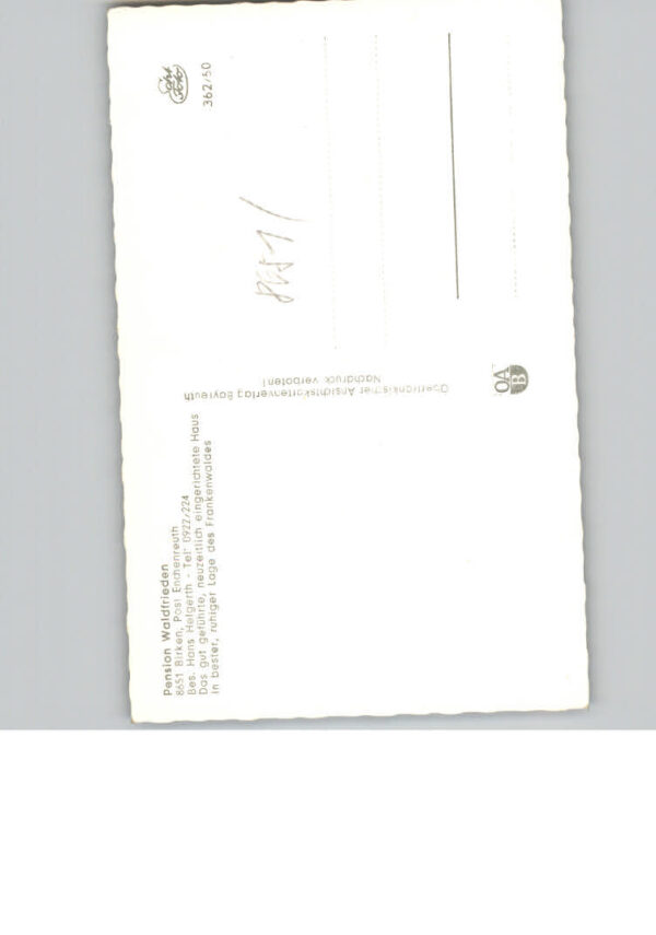 Birken Enchenreuth Pension Waldfrieden – Bild 2
