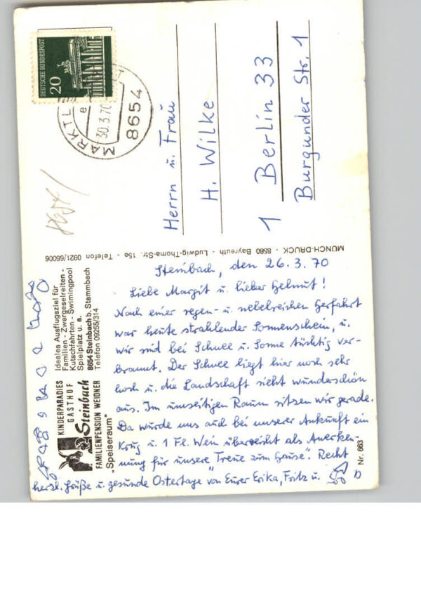 Steinbach Bad Liebenstein Gasthof Steinbach – Bild 2