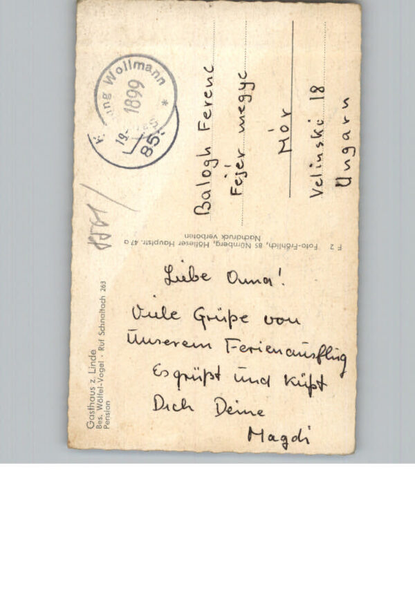 Kersbach Mittelfranken Gasthaus Pension zur Linde – Bild 2