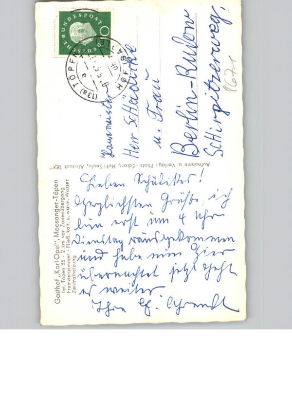Toepen Gasthof Karl Opel – Bild 2
