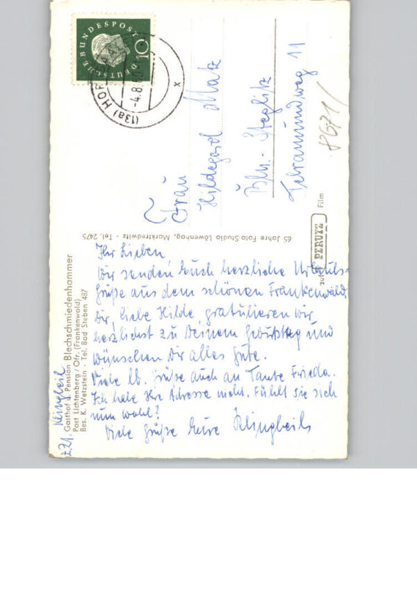 Lichtenberg Oberfranken Gasthof Blechschmiedenhammer – Bild 2