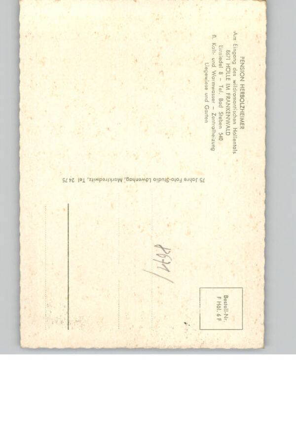 Hoelle Naila Pension Herbolzheimer – Bild 2