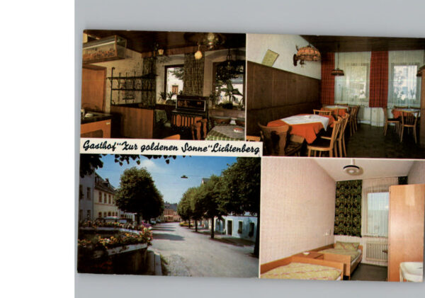 Lichtenberg Oberfranken Gasthof zur goldenen Sonne