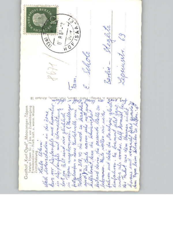 Toepen Gasthof Karl Opel – Bild 2
