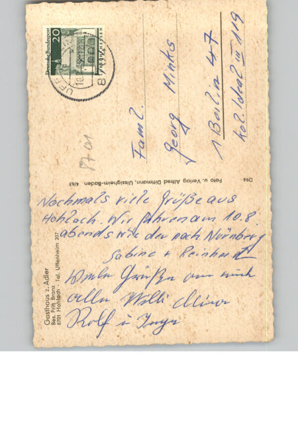 Hohlach Gasthaus zum Adler – Bild 2