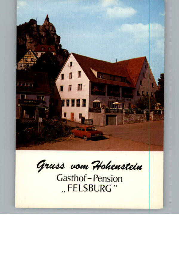 Hohnstein Saechsische Schweiz Gasthof Pension Felsburg