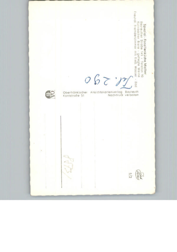 Pottenstein Oberfranken Gasthaus Forellenkueche Malter – Bild 2
