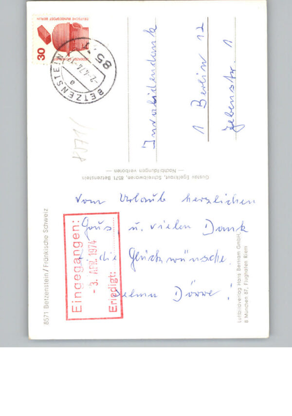 Betzenstein Fliegeraufnahme – Bild 2