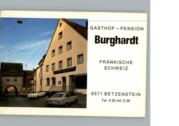 Betzenstein Gasthof Pension Burghardt