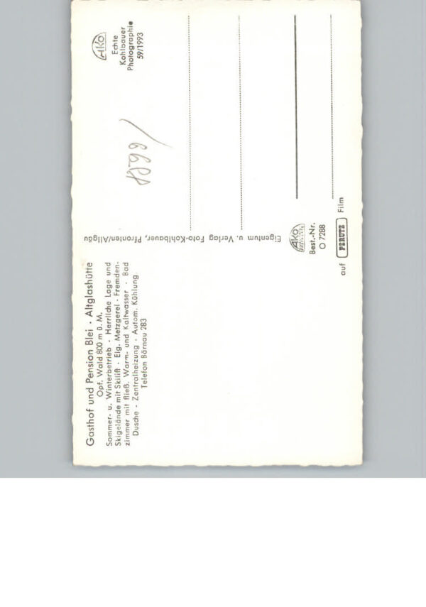 Altglashuette Oberpfalz Gasthof Pension Blei – Bild 2