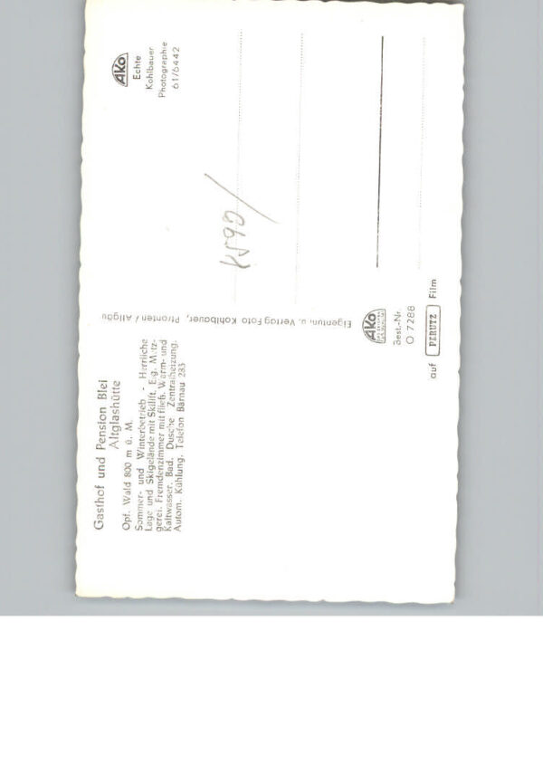 Altglashuette Oberpfalz Gasthof Pension Blei – Bild 2