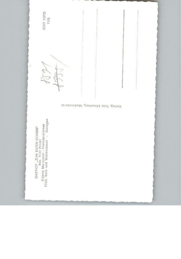 Falkenberg Oberpfalz Gasthof Zum roten Ochsen – Bild 2