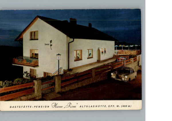 Altglashuette Oberpfalz Gaststaette Pension Haus Rose