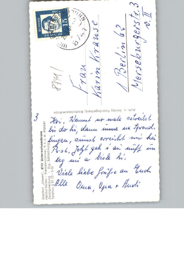 Unterweissenbrunn Rhoen Gasthof Loewen – Bild 2
