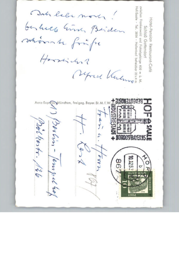 Gattendorf Oberfranken Fliegeraufnahme Hotel  Schloss Gattendorf – Bild 2