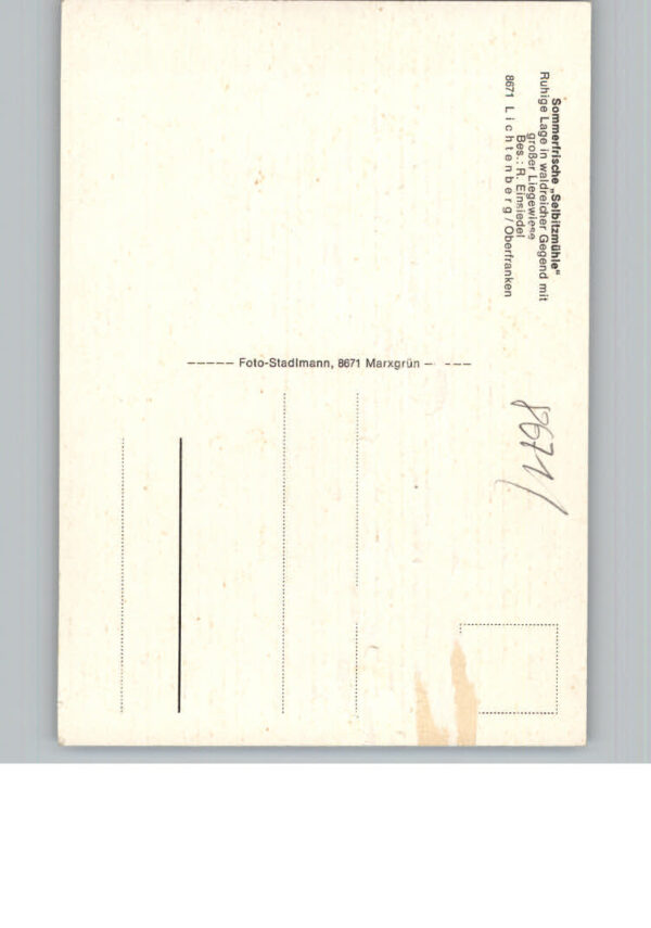 Lichtenberg Oberfranken Pension Selbitzmuehle – Bild 2