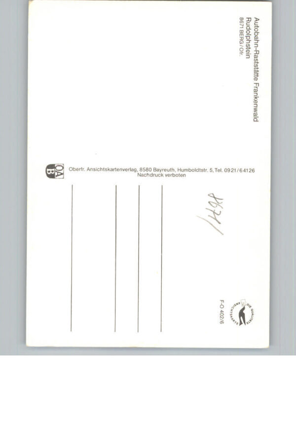 Rudolphstein Raststaette Frankenwald – Bild 2