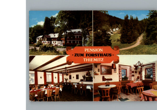 Thiemitz Wald Gaststaette Pension Zum Forsthaus