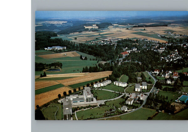Bad Steben Fliegeraufnahme Kurklinik Franken