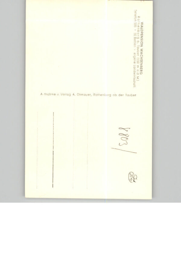 Rothenburg Tauber Pension Wachsenberg – Bild 2