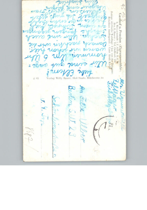Weissenstadt Gasthof Pension Zigeunermuehle – Bild 2