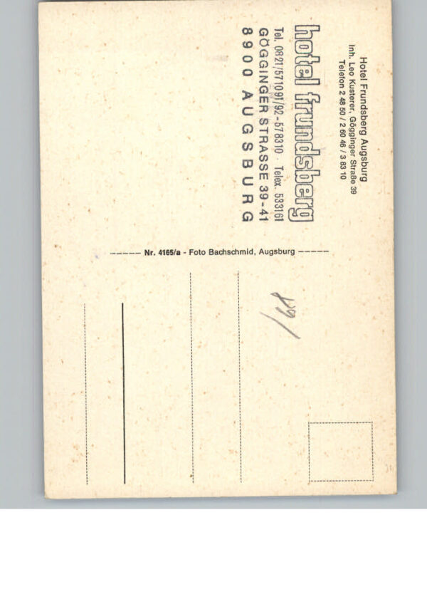 Augsburg Hotel Frundsberg – Bild 2