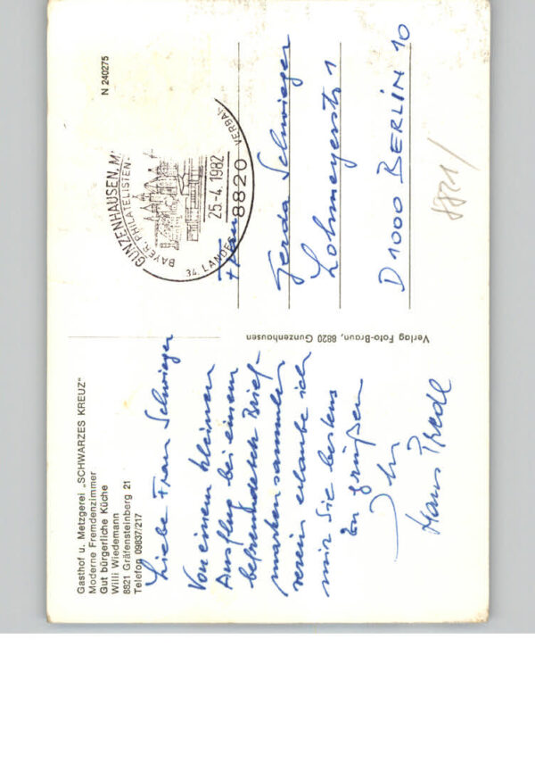 Graefensteinberg Gasthof schwarzes Kreuz – Bild 2