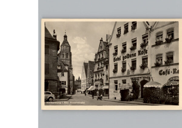 Weissenburg Bayern Rosenstrasse Hotel goldene Rose