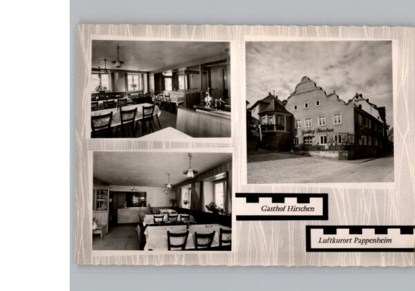 Pappenheim Mittelfranken Gasthof Hirschen