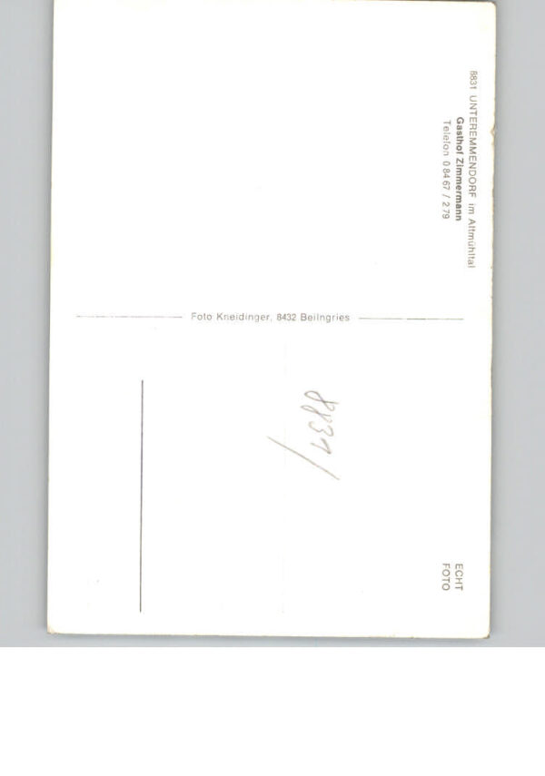 Unteremmendorf Gasthof Zimmermann – Bild 2