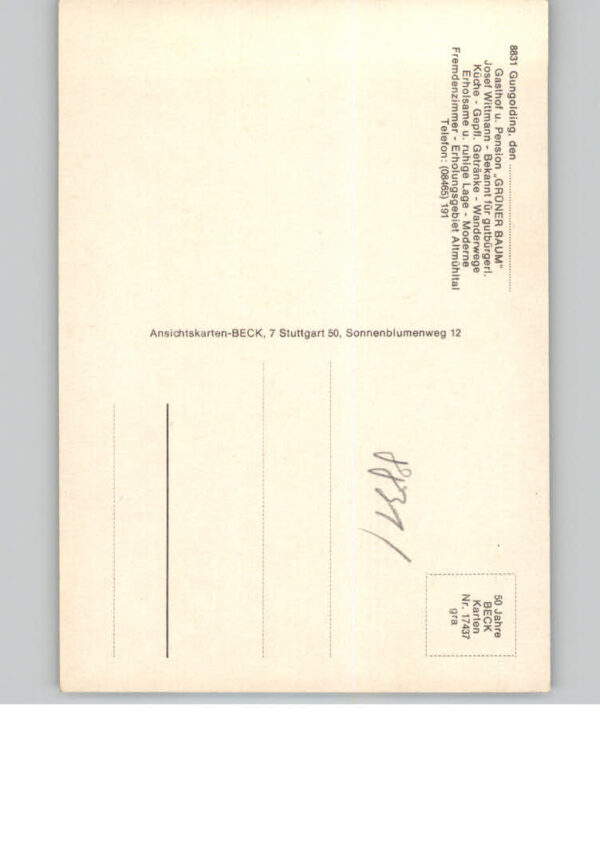 Gungolding Gasthof gruener Baum – Bild 2