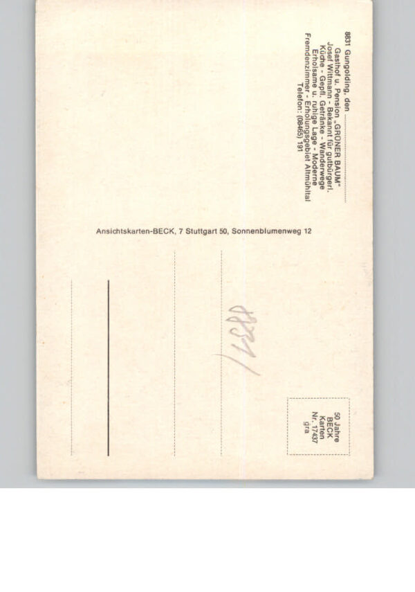 Gungolding Gasthof gruener Baum – Bild 2