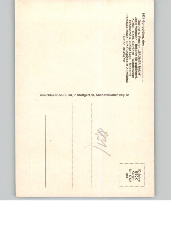 Gungolding Gasthof gruener Baum – Bild 2