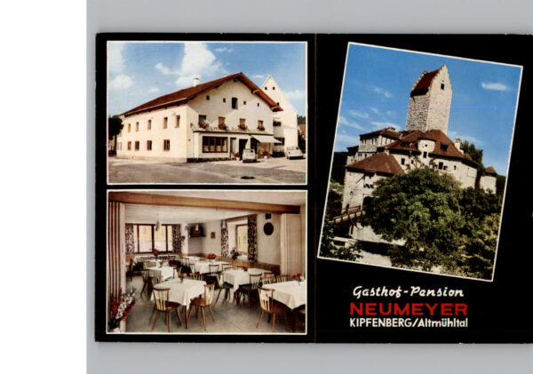 Kipfenberg Altmuehltal Werbe-Karte Gasthof Neumeyer