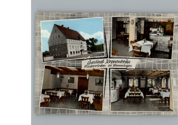 Niederrieden Gasthof Kronenbraeu