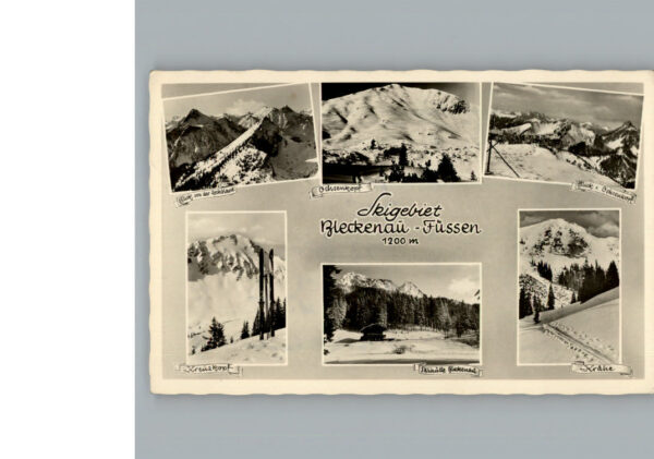 Fuessen Winter-Karte