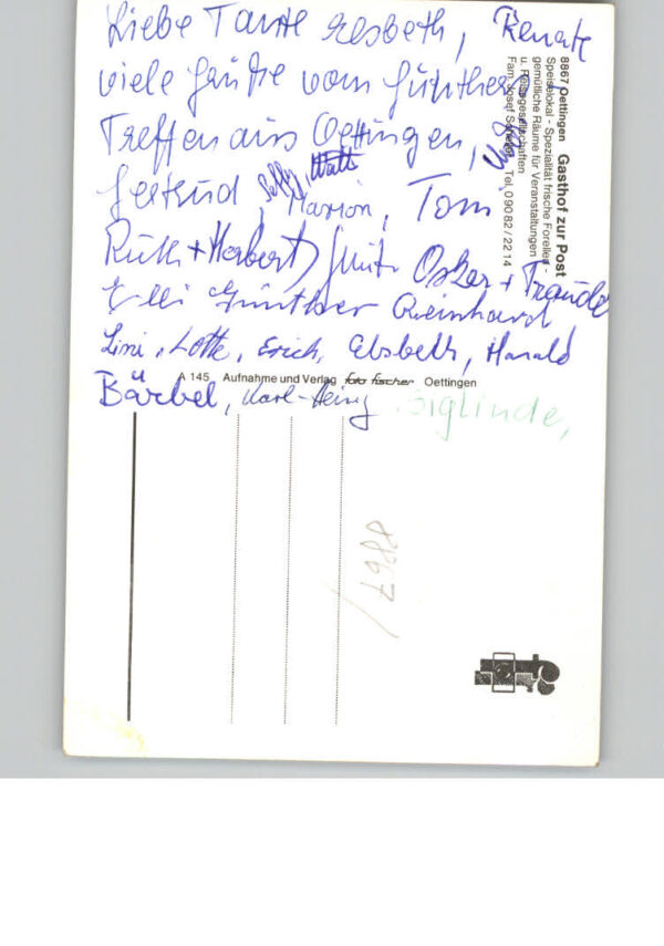 Oettingen Gasthof zur Post – Bild 2