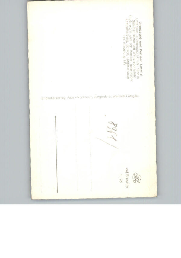 Unterjoch Pension Schmidt – Bild 2