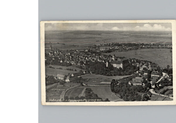 Hoechstaedt Donau Fliegeraufnahme