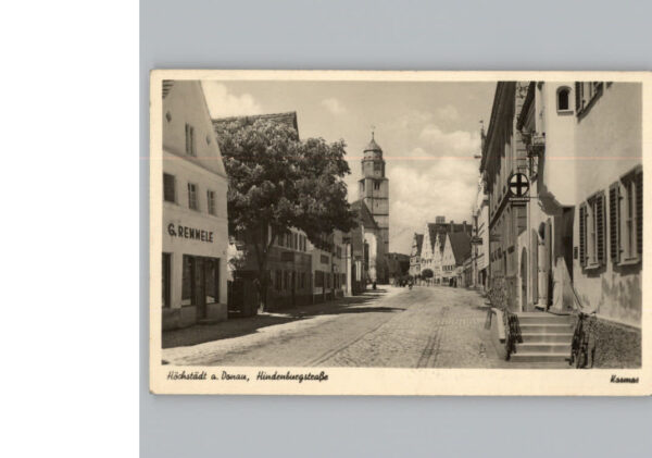 Hoechstaedt Donau Hindenburgstrasse