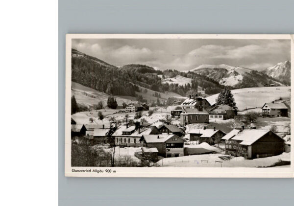 Gunzesried Winter-Karte