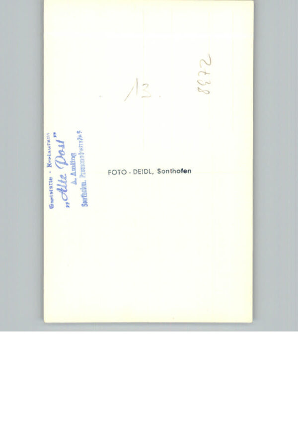 Sonthofen Oberallgaeu Restaurant Alte Post (keine Ak-Einteilung) – Bild 2